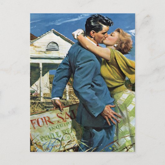 ヴィンテージラブアンドロマンスニュー買リュウズファーストハウス 案内ポストカード (正面)