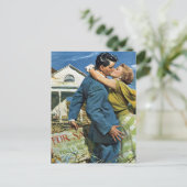 ヴィンテージラブアンドロマンスニュー買リュウズファーストハウス 案内ポストカード (スタンド正面)