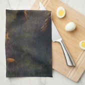 ヴィンテージラブアンドロマンスハーベストムーンキス キッチンタオル (四つ折り)