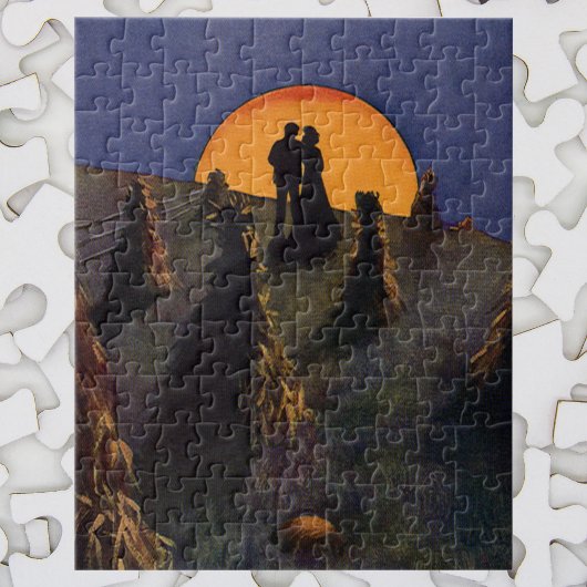 ヴィンテージラブアンドロマンスハーベストムーンキス ジグソーパズル