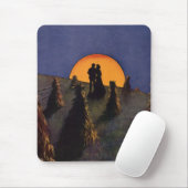 ヴィンテージラブアンドロマンスハーベストムーンキス マウスパッド (マウス)
