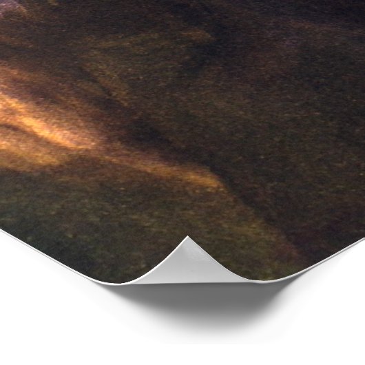 ヴィンテージラブアンドロマンスロマンチックビクトリアンアート ポスター (角)