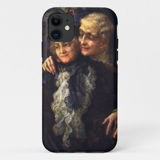 ヴィンテージラブアンドロマンスロマンチックビクトリアンアート Case-Mate iPhoneケース (裏面)