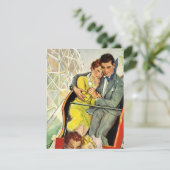 ヴィンテージラブアンドロマンスローラーコースター招待状 招待状 (スタンド正面)