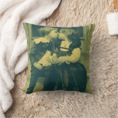 ヴィンテージラブアンドロマンス写真,子供のキス クッション (ブランケット)