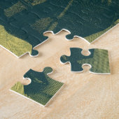 ヴィンテージラブアンドロマンス写真，子供のキス ジグソーパズル (側面)