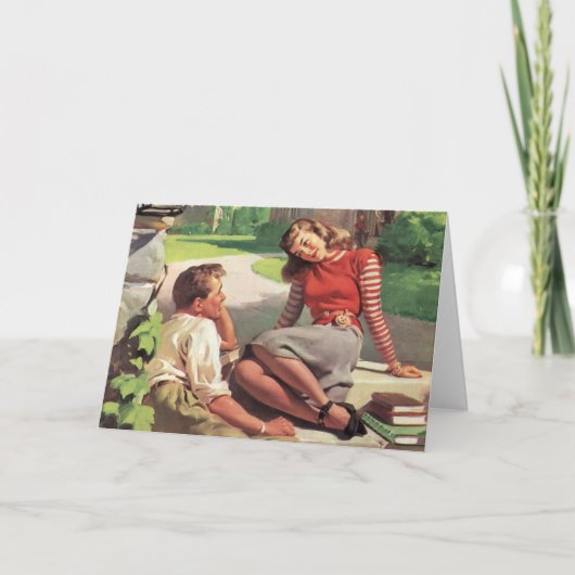 ヴィンテージラブアンドロマンス高校の恋人 カード (正面)