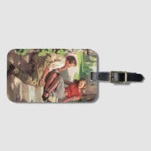 ヴィンテージラブアンドロマンス高校の恋人 ラゲッジタグ (正面横)