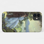 ヴィンテージラブアンドロマンス、ロマンチックなトロピカルビュー Case-Mate iPhoneケース (裏面(横))