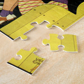 ヴィンテージラブアンドロマンス、10代のソーダショップ ジグソーパズル (側面)