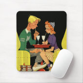 ヴィンテージラブアンドロマンス、10代のソーダショップ マウスパッド (マウス)