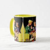 ヴィンテージラブアンドロマンス、10代のソーダショップ マグカップ (正面左)