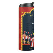 ヴィンテージラブサーカスカーニバル赤白青 タンブラー (回転左)