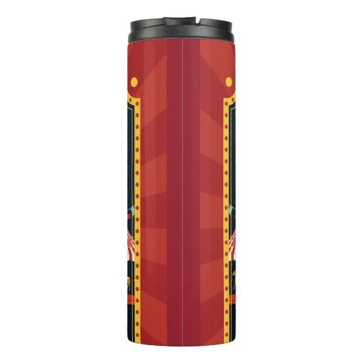 ヴィンテージラブサーカスカーニバル赤白青 タンブラー (裏面)