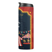 ヴィンテージラブサーカスカーニバル赤白青 タンブラー (回転右)