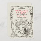 ヴィンテージラブセレナーデ結婚式招待状 招待状 (正面/裏面)