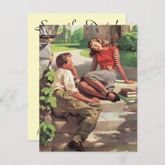 ヴィンテージラブハイスクールスウィートザデイト セーブザデート (正面/裏面)