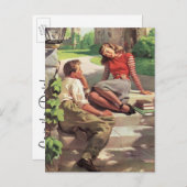 ヴィンテージラブハイスクールスウィートザデイト 案内ポストカード (正面/裏面)