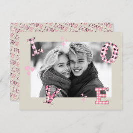 ヴィンテージラブバレンタインデーカスタムの写真 ポストカード