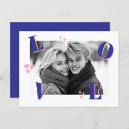 ヴィンテージラブバレンタインデーカスタムの写真 ポストカード