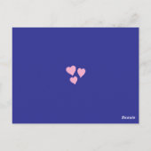 ヴィンテージラブバレンタインデーカスタムの写真 ポストカード (裏面)