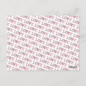 ヴィンテージラブバレンタインデーカスタムの写真 ポストカード (裏面)