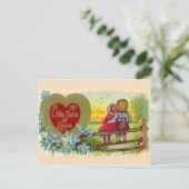 ヴィンテージラブバレンタインポストカード シーズンポストカード (スタンド正面)