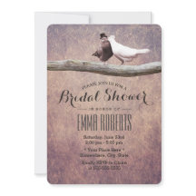 ヴィンテージラブバードエレガントブライダルシャワー