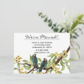 ヴィンテージラブバードバックの写真を移動 招待状 (スタンド正面)