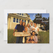 ヴィンテージラブバードバックの写真を移動 招待状 (裏面)