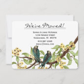 ヴィンテージラブバードバックの写真を移動 招待状 (正面)