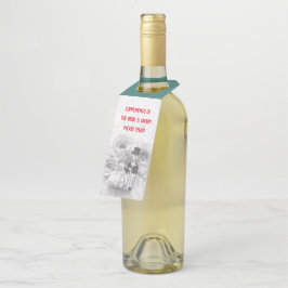 ヴィンテージラブバードボトルハンガーラベル ボトルネックタグ