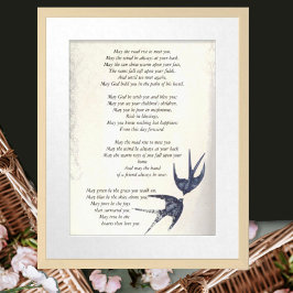 ヴィンテージラブバード座席表番号 ポスター