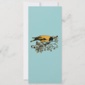 ヴィンテージラブバード結婚式招待状 招待状 (裏面)