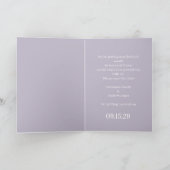 ヴィンテージラブバード結婚式招待状 招待状 (内部)