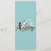 ヴィンテージラブバード結婚式 プログラム (裏面)