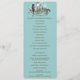 ヴィンテージラブバード結婚式 プログラム