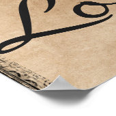 ヴィンテージラブバード ポスター (角)