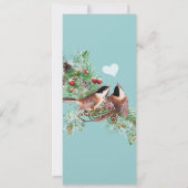 ヴィンテージラブバード《鳥》アメリカゴガラ結婚式招待状 招待状 (裏面)