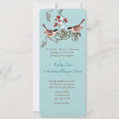 ヴィンテージラブバード《鳥》アメリカゴガラ結婚式招待状 招待状 (正面)