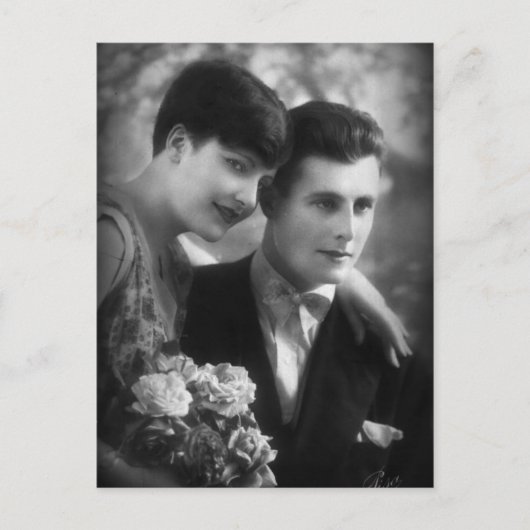 ヴィンテージラブフランス ポストカード (正面)