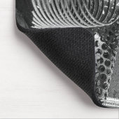 ヴィンテージラブブラックアンドホワイト マウスパッド (コーナー)