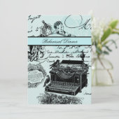 ヴィンテージラブレターリハーサルディナー招待状 招待状 (スタンド正面)