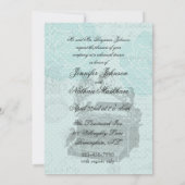 ヴィンテージラブレターリハーサルディナー招待状 招待状 (裏面)