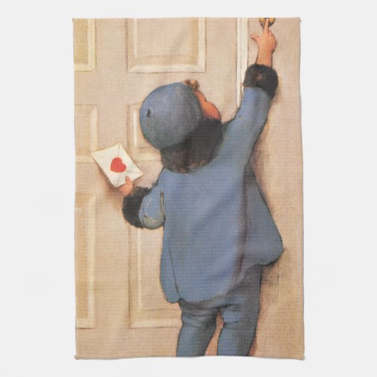 ヴィンテージラブレターbyジェシー・ウィルコックス・スミス キッチンタオル (縦)