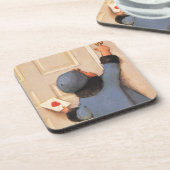 ヴィンテージラブレターbyジェシー・ウィルコックス・スミス コースター (左側)