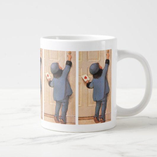 ヴィンテージラブレターbyジェシー・ウィルコックス・スミス ジャンボコーヒーマグカップ (右)