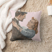 ヴィンテージラブロマンス新婚さん私たち踊りませんか クッション (ブランケット)