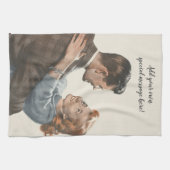 ヴィンテージラブロマンス新婚で踊るか？ キッチンタオル (横)