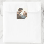 ヴィンテージラブロマンス新婚で踊るか？ スクエアシール (バッグ)